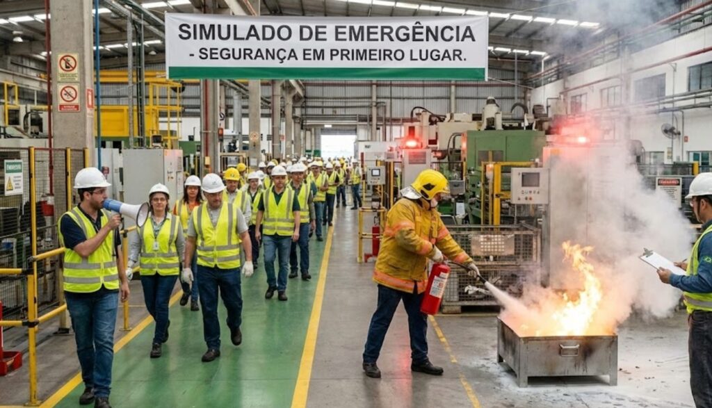 Simulado de Emergência o que sua empresa precisa fazer para atender a NR 23 e o Corpo de Bombeiros